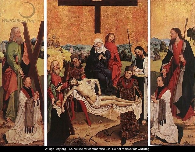 Triptych of Canon Gerhard ter Streegen de Monte 2 - Master of the Life of the Virgin