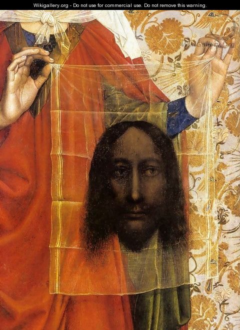 St Veronica (detail) - (Robert Campin) Master of Flémalle