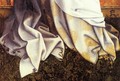 Virgin and Child (detail) - (Robert Campin) Master of Flémalle