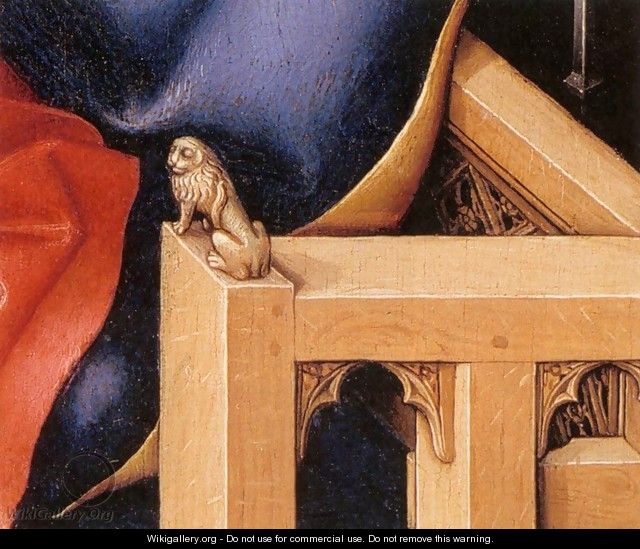 Merode Altarpiece (detail) 3 - (Robert Campin) Master of Flémalle