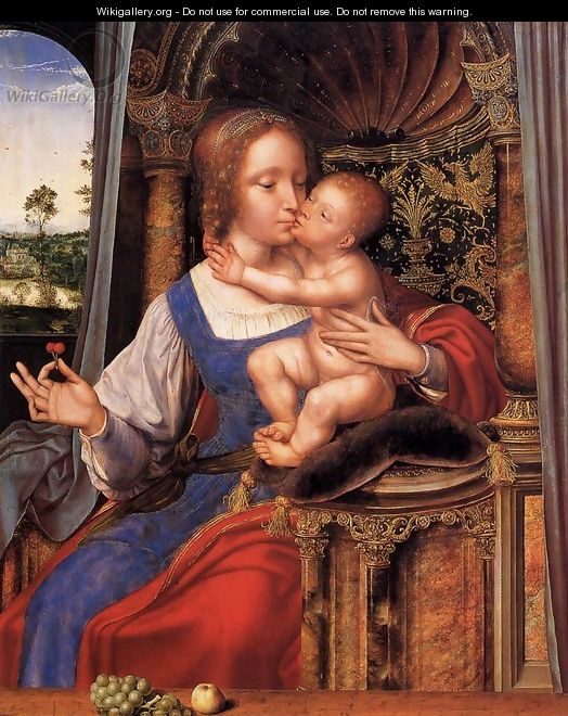 Virgin and Child - Workshop of Quentin Massys