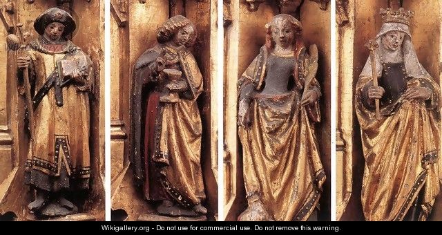 St Ursula Shrine Figures - Hans Memling