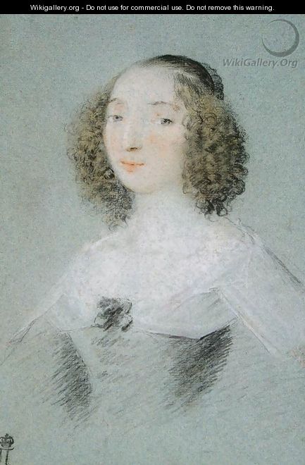 Portrait of Henriette-Marie de Buade-Frontenac - Claude Mellan
