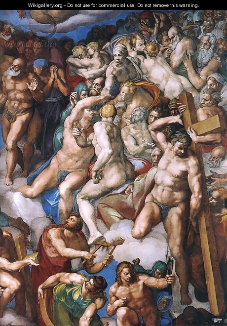 Last Judgment (detail) 9 - Michelangelo Buonarroti