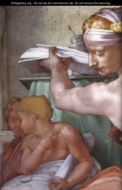 The Libyan Sibyl (detail) - Michelangelo Buonarroti