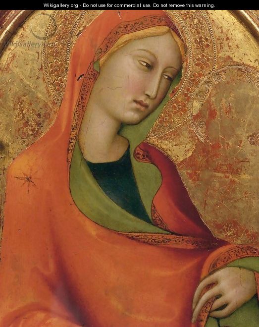 St Mary Magdalen (detail) - Lippo Memmi