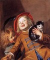 Two Children with a Cat - Judith Leyster