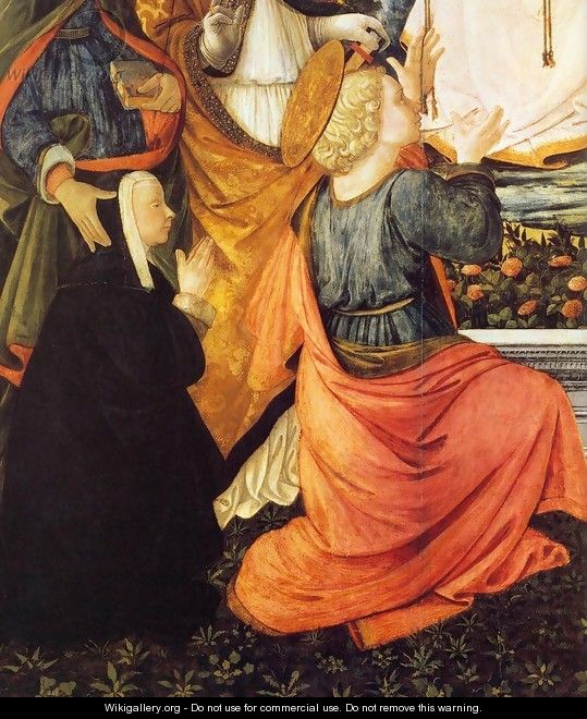 Madonna della Cintola (detail) 2 - Filippino Lippi