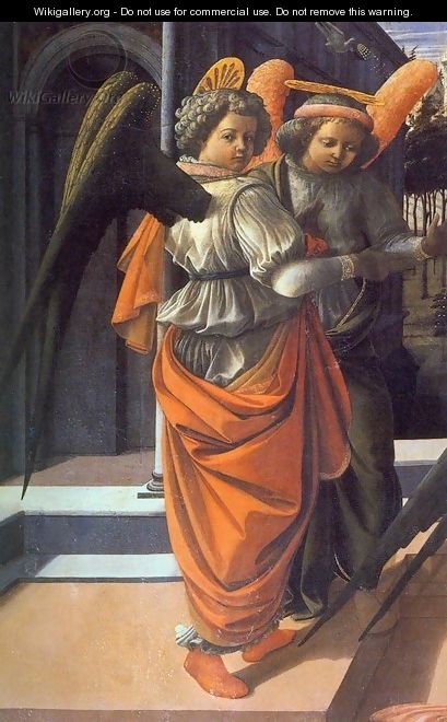 Annunciation (detail) 6 - Filippino Lippi