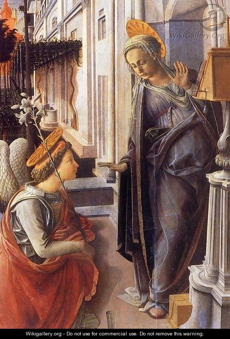 Annunciation (detail) 4 - Filippino Lippi