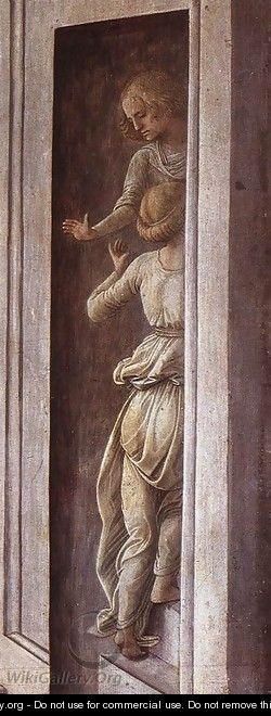 Annunciation with two Kneeling Donors (detail) 2 - Filippino Lippi