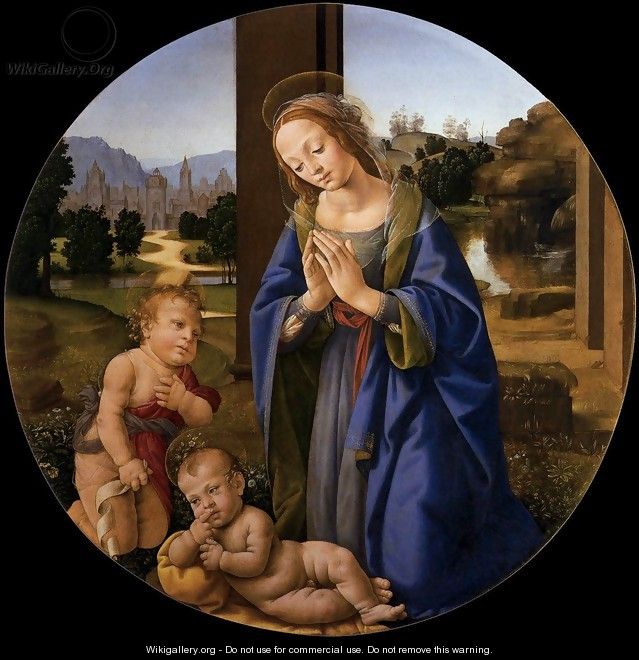 Adoration of the Child - Lorenzo di Credi
