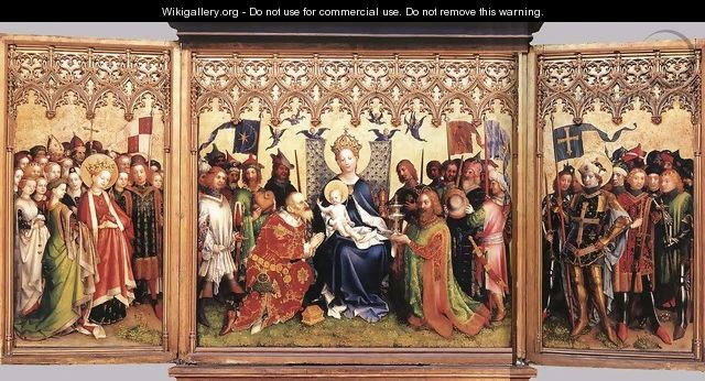 Altarpiece of the Patron Saints of Cologne 2 - Stefan Lochner
