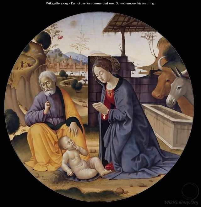 Adoration of the Child - Bastiano Mainardi