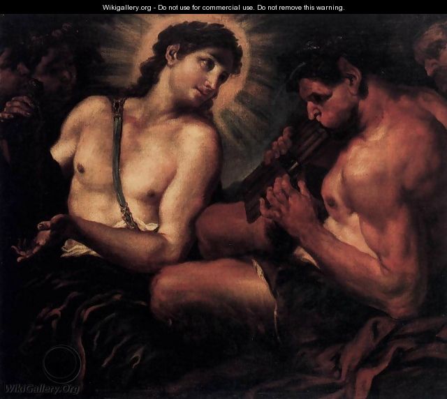 Apollo, Pan, and Marsyas - Johann Karl Loth