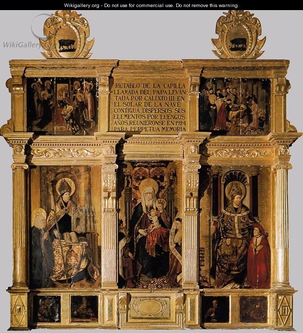 Retable of St Anne - Jaume Baco Jacomart