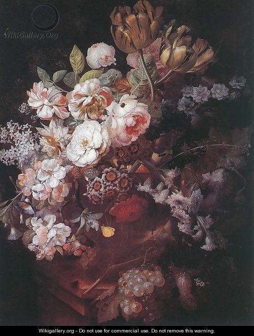 Vase of Flowers - Jan Van Huysum