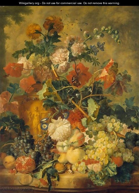 Flowers and Fruit 2 - Jan Van Huysum