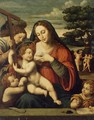 Virgin and the Child with Sts John the Baptist and John the Evangelist - Juan De (Vicente) Juanes (Masip)