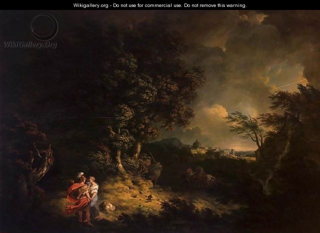 Landscape with Dido and Aeneas - Thomas Jones