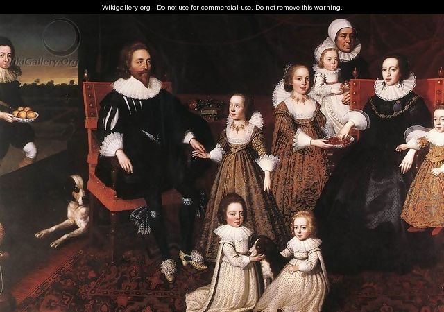 Sir Thomas Lucy and his Family 2 - Cornelius Janssens (Johnson) Ceulen