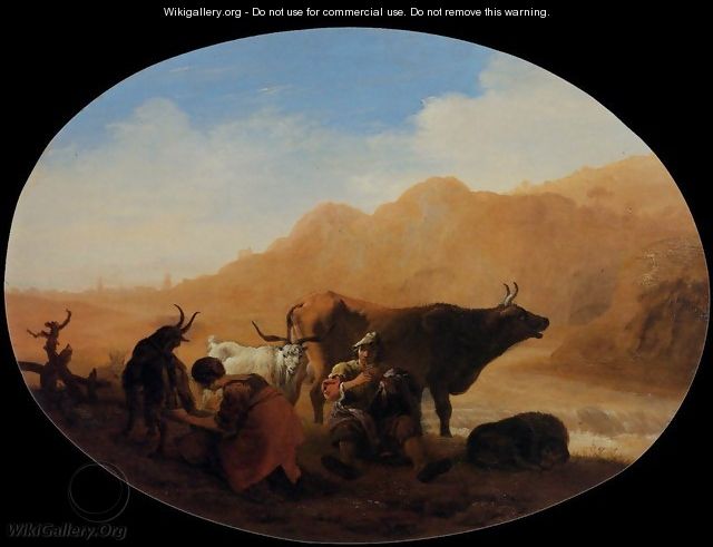 The Herdsmen - Pieter Van Laer (BAMBOCCIO)