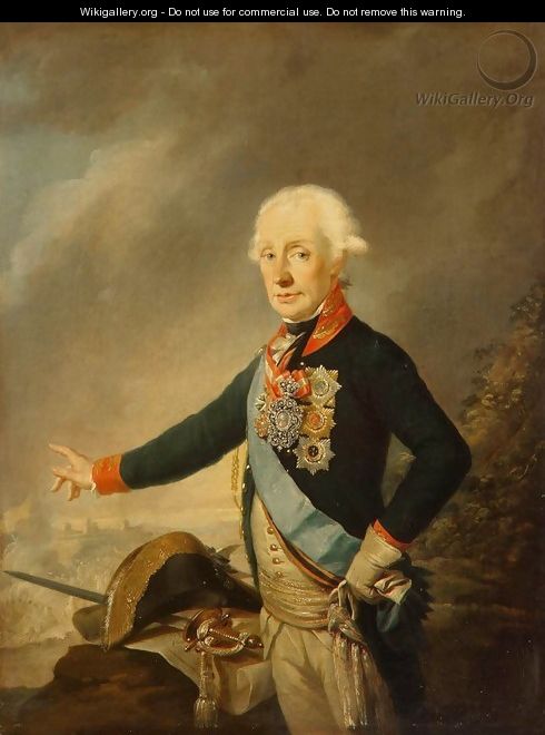 Portrait of Count Alexander Suvorov - Joseph Kreutzinger