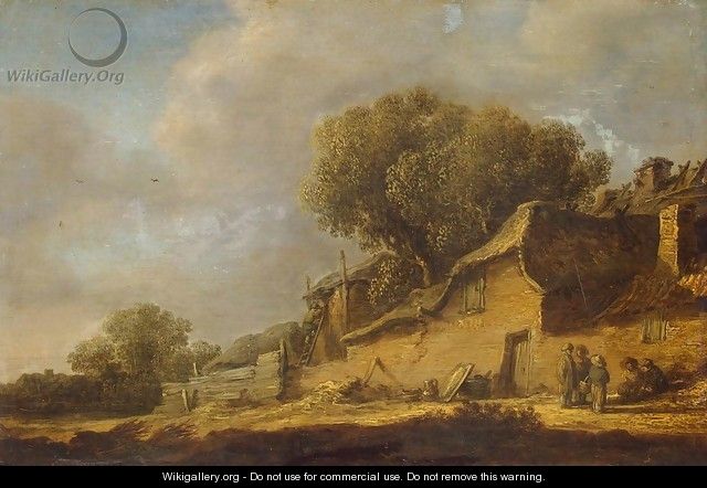Landscape with a Peasant Cottage - Jan van Goyen