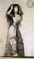 The Duchess of Alba Arranging Her Hair 2 - Francisco De Goya y Lucientes