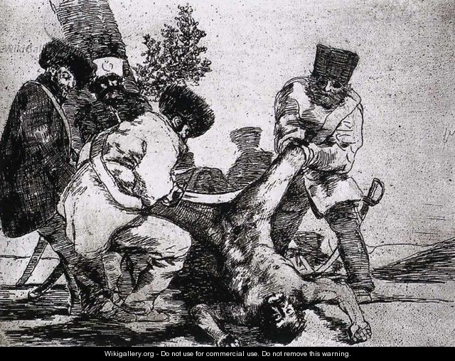 What more can one do 2 - Francisco De Goya y Lucientes