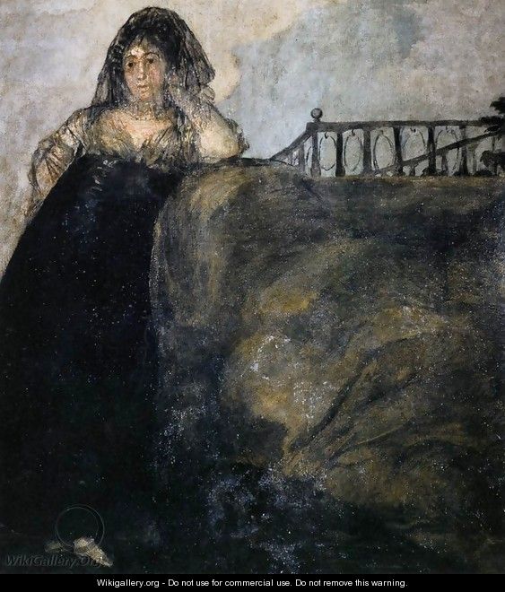Manola (La Leocadia) 2 - Francisco De Goya y Lucientes