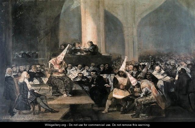 The Inquisition Tribunal - Francisco De Goya y Lucientes