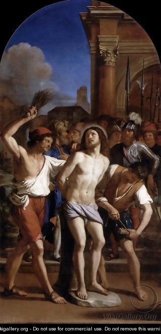 The Flagellation of Christ - Guercino