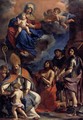 Virgin and Child with Four Saints - Guercino