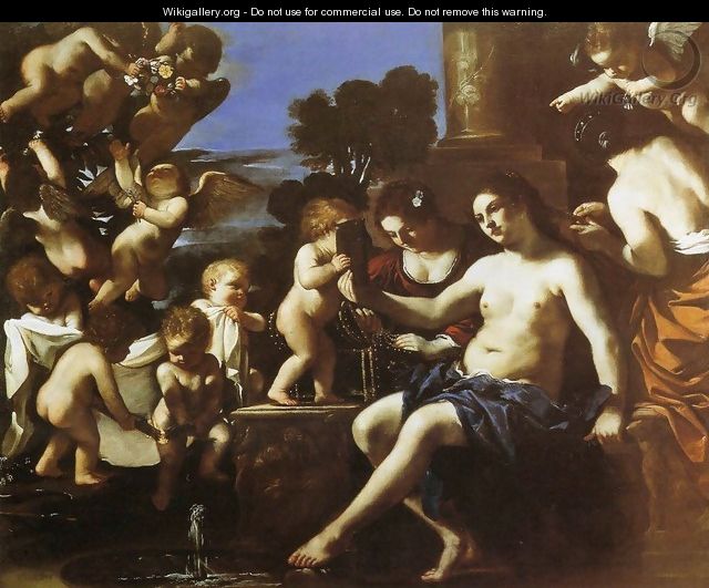 The Toilet of Venus - Guercino