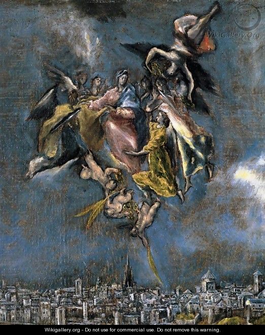 View and Plan of Toledo (detail) 3 - El Greco (Domenikos Theotokopoulos)
