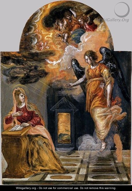 Annunciation - El Greco (Domenikos Theotokopoulos)