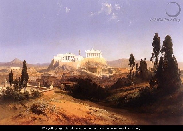 View of Athens - Carl Georg Anton Graeb