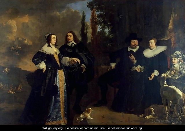Portrait of a Family - Bartholomeus Van Der Helst