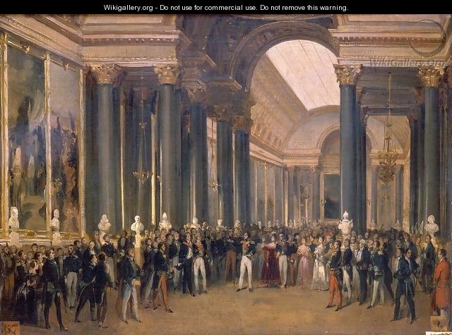 Louis-Philippe Opening the Galerie des Batailles, 10 June 1837 - Francois - Joseph Heim