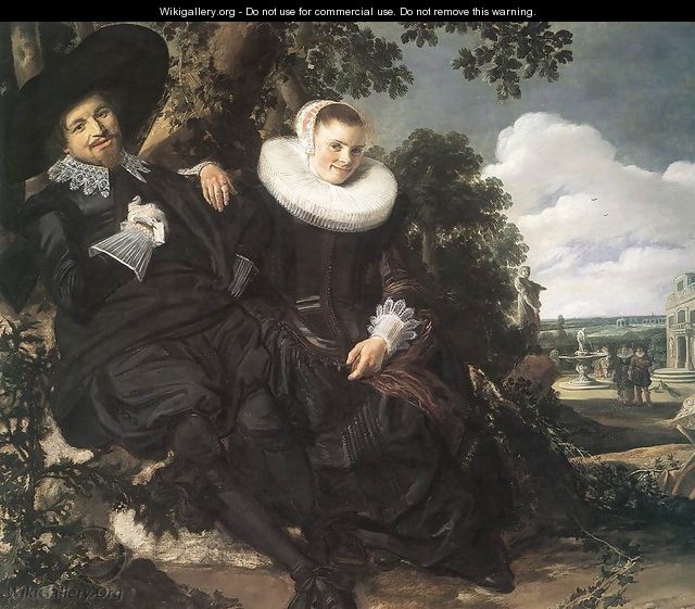 Married Couple in a Garden - Frans Hals