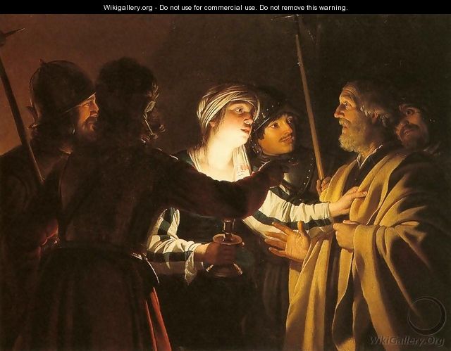 The Denial of St Peter 2 - Gerrit Van Honthorst
