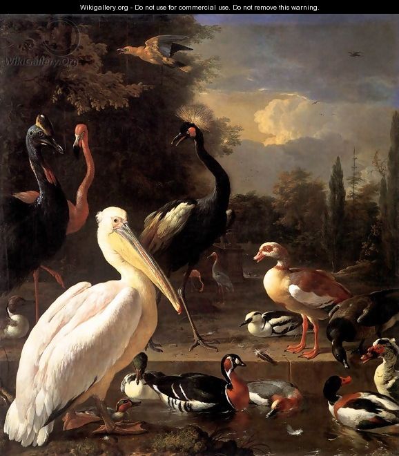 The Floating Feather - Melchior de Hondecoeter