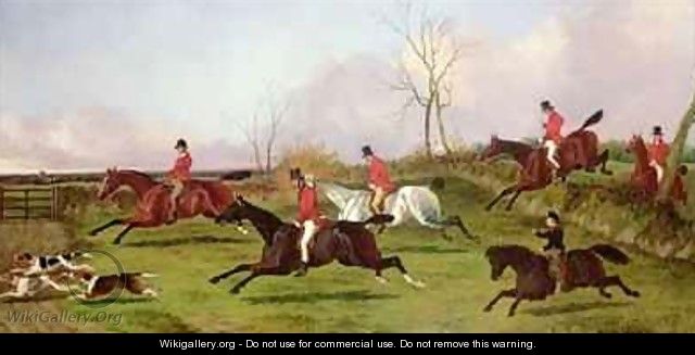 Full Cry with His First Hunt - John Dalby