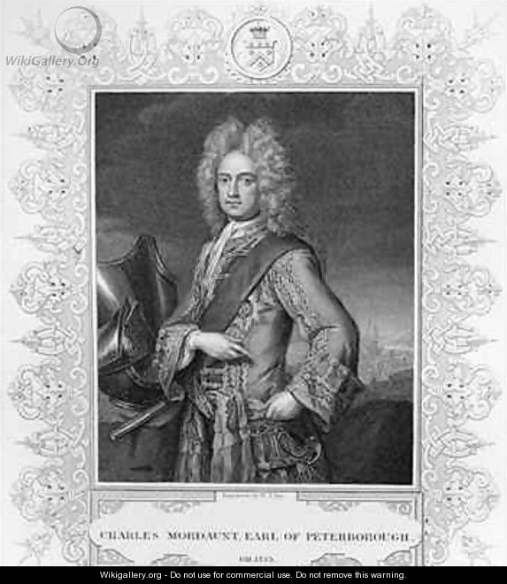 Charles Mordaunt Earl of Peterborough - (after) Dahl, Michael