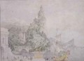 Landscape Composition Study for a Drop Scene for the Theatre at Broadmoor Asylum - Richard Dadd