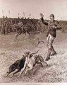Coursing Slipping the Greyhounds - S. T. Dadd