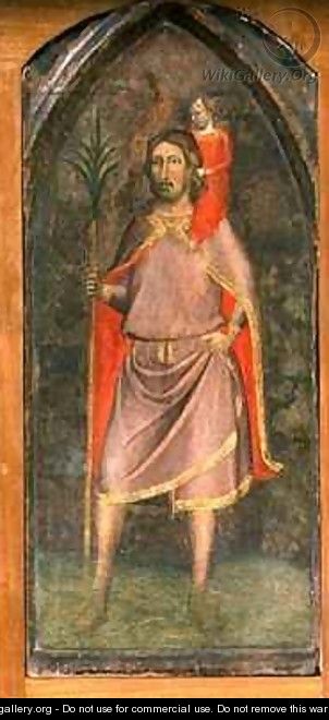 St Christopher - Bernardo Daddi