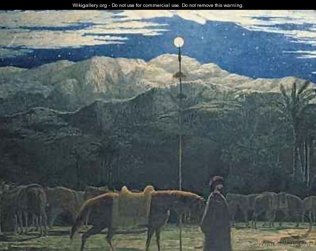 Artists Halt in the Desert by Moonlight - Richard Dadd