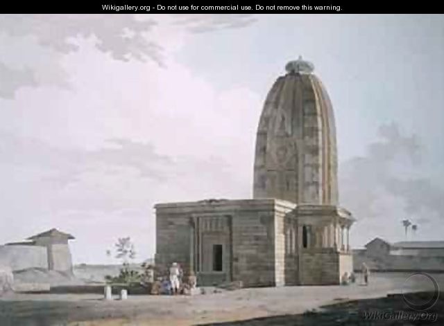 Hindoo Temple at Deo in Bahar - Thomas & William Daniell